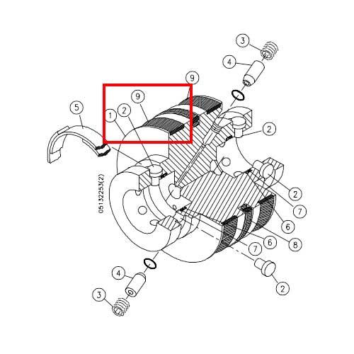 05120100 Bearing 90K For kmt waterjet machine uhp waterjet part 