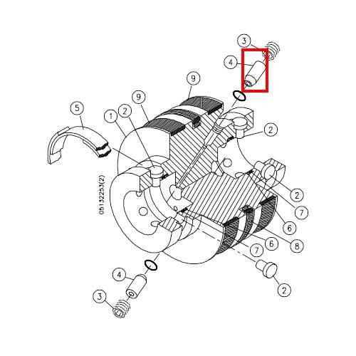 10148757 Check Valve Assembly 90K For kmt waterjet machine uhp waterjet part  