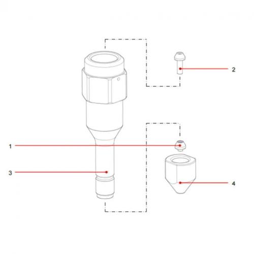 1053798 Pure Waterjet Head Parts Resato