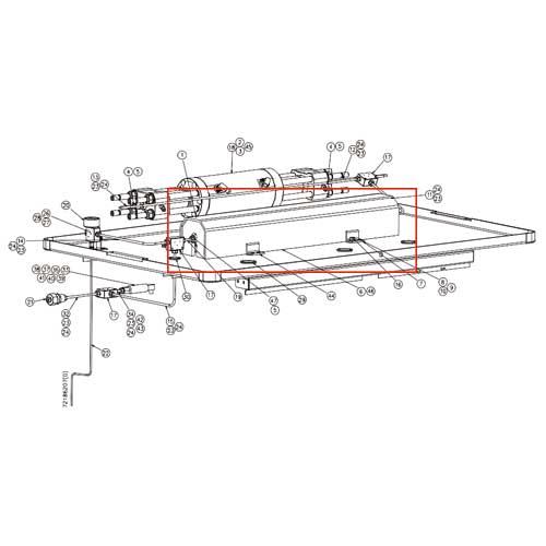 20480175 Attenuator Housing 6000 bar For kmt waterjet machine kmt uhp 90k waterjet parts 