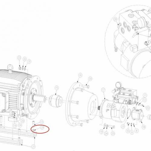 49833072 WASHER LOCK0.63 Waterjet Spare Parts