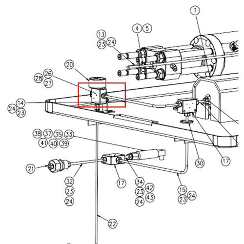 72158122 Socket Head Screw 90K For American waterjet machine uhp waterjet part