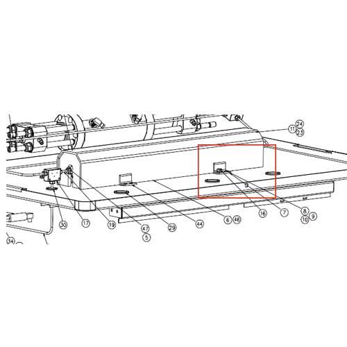 95670972 Lock Washer 38 90K For American waterjet machine uhp waterjet part 