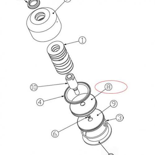 B362.03A VALVE CYLINDER Waterjet Spare Parts