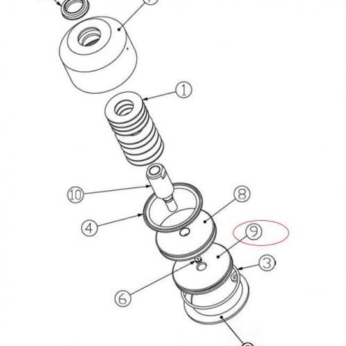 B364.03B CLOSING PLUG Waterjet Spare Parts