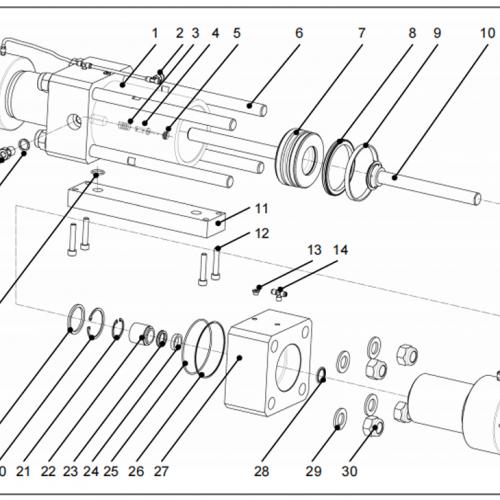 Waterjet spare parts Interface 1003547 used for intensifier
