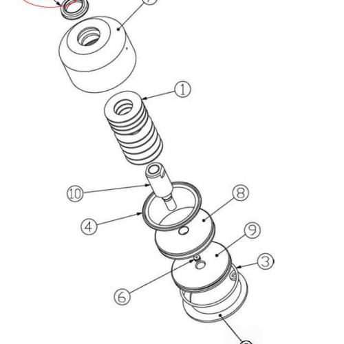L404.06 GASKET Waterjet Spare Parts