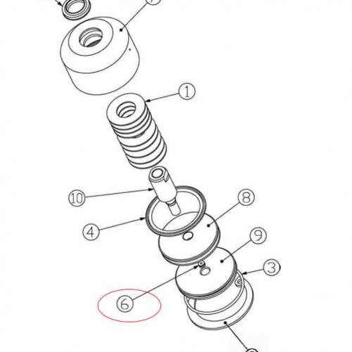 L445.06 GASKET Waterjet Spare Parts