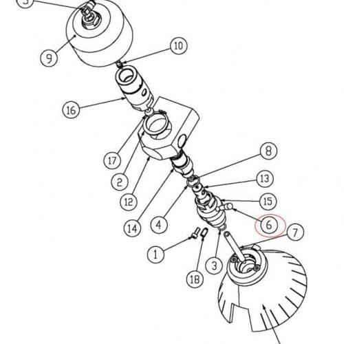 M251.00 TUBE PLUG WATERJET SPARE PARTS