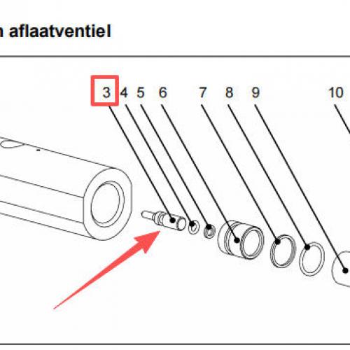 Waterjet Spare Parts Needle 1003333 used for Resato
