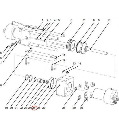 Resato 1003327 O-ring waterjet parts
