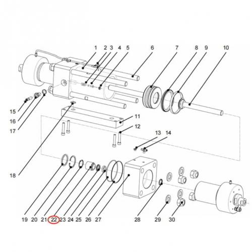 Resato 1003330 Bearing Ring waterjet parts