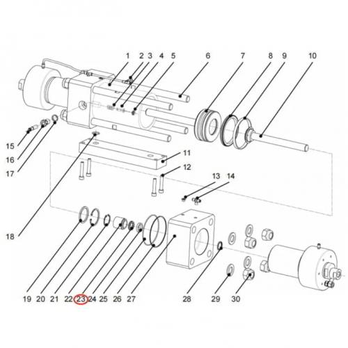 Resato 1003426 Hydraulic Seal waterjet intensifier pump parts