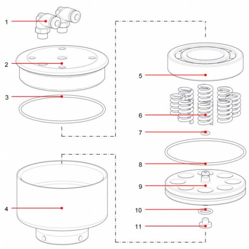 Resato waterjet spare parts O-ring 1027382