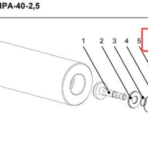 Waterjet Spare Parts Washer 1001655 used for Resato Intensifier