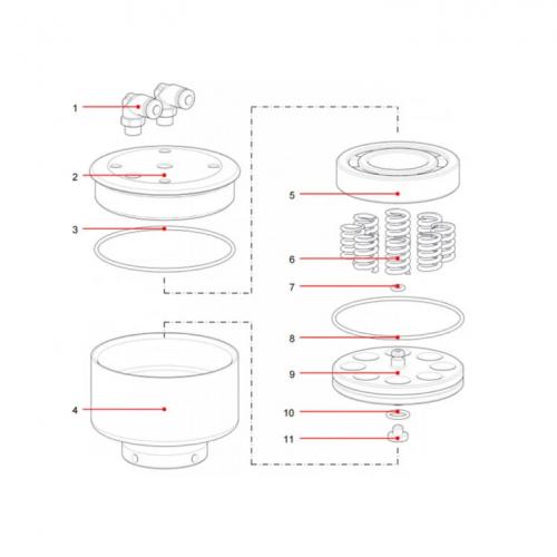 Waterjet intensifier pump spare parts 1029992 Waterjet Seal kit Resato