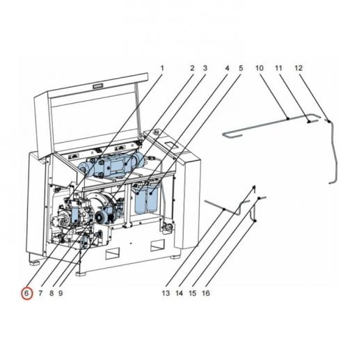 Waterjet parts 1044042 Oil Filter Element