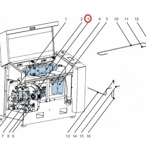 waterjet parts 1002170 1002004 Waterjet Filter Rasato