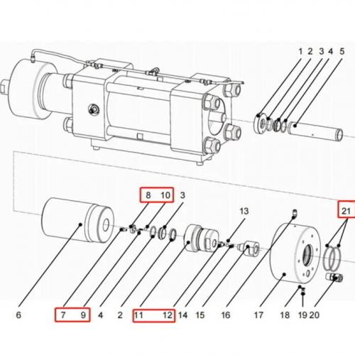 waterjet parts Resato 1004604 Inlet Check Valve Assembly